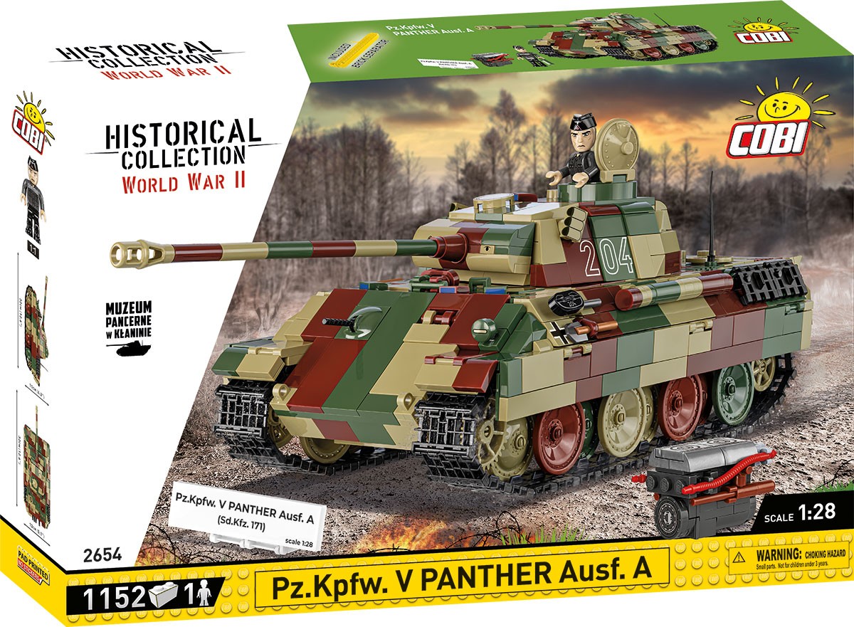Klocki Pz.Kpfw.V Panther Ausf.A 1152 klocki 