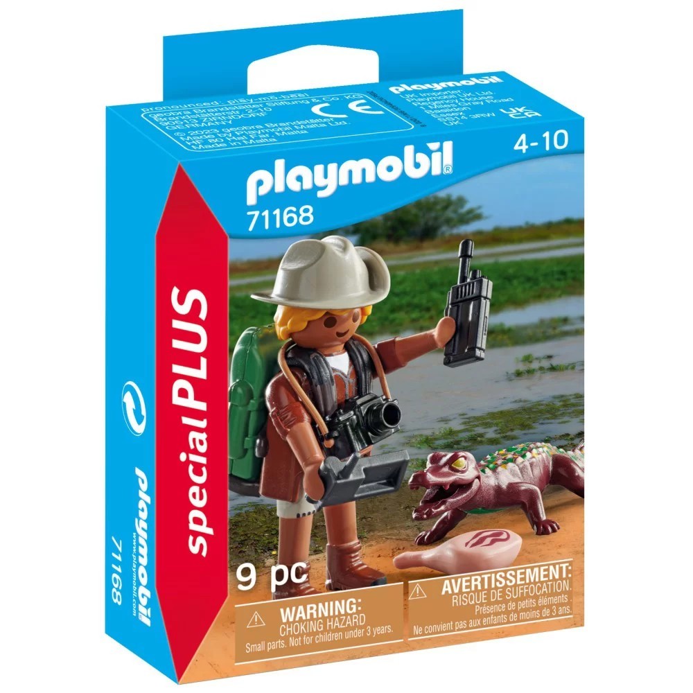 Zestaw z figurką Special Plus 71168 Badacz z aligatorem