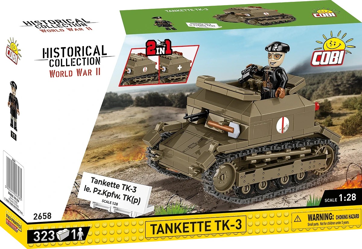 Klocki Tankietka TK-3 323 klocków 