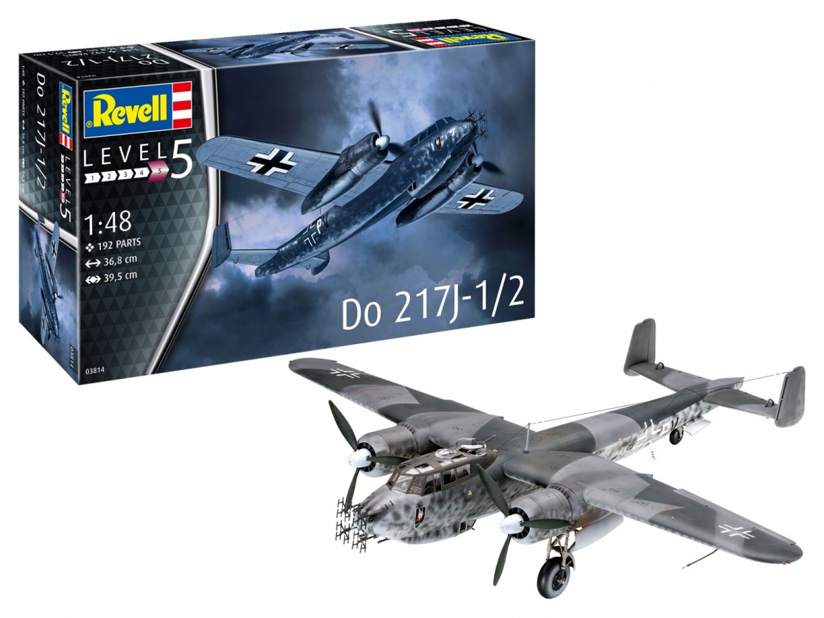 Model plastikowy Samolot DO 217J 1/2  1/48