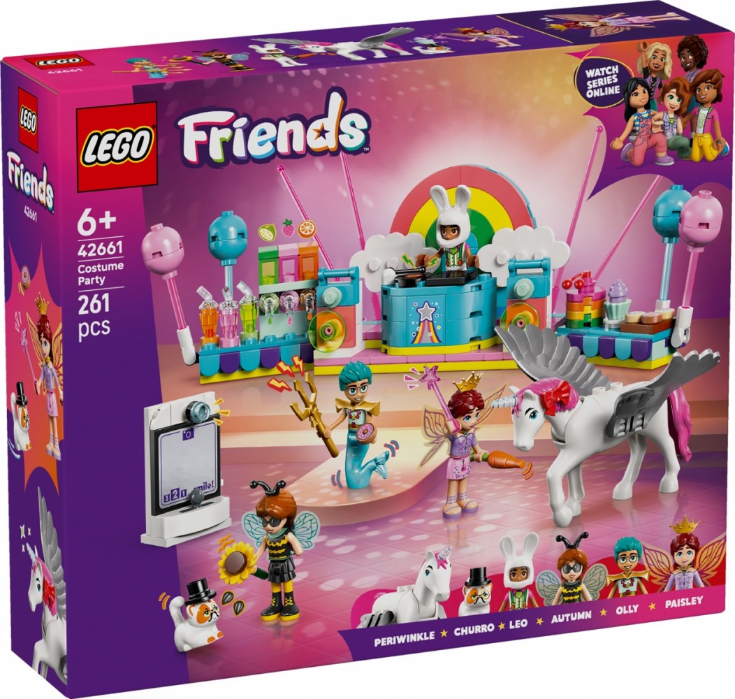 Klocki Friends 42661 Bal przebierańców z jednorożcem i wróżką 