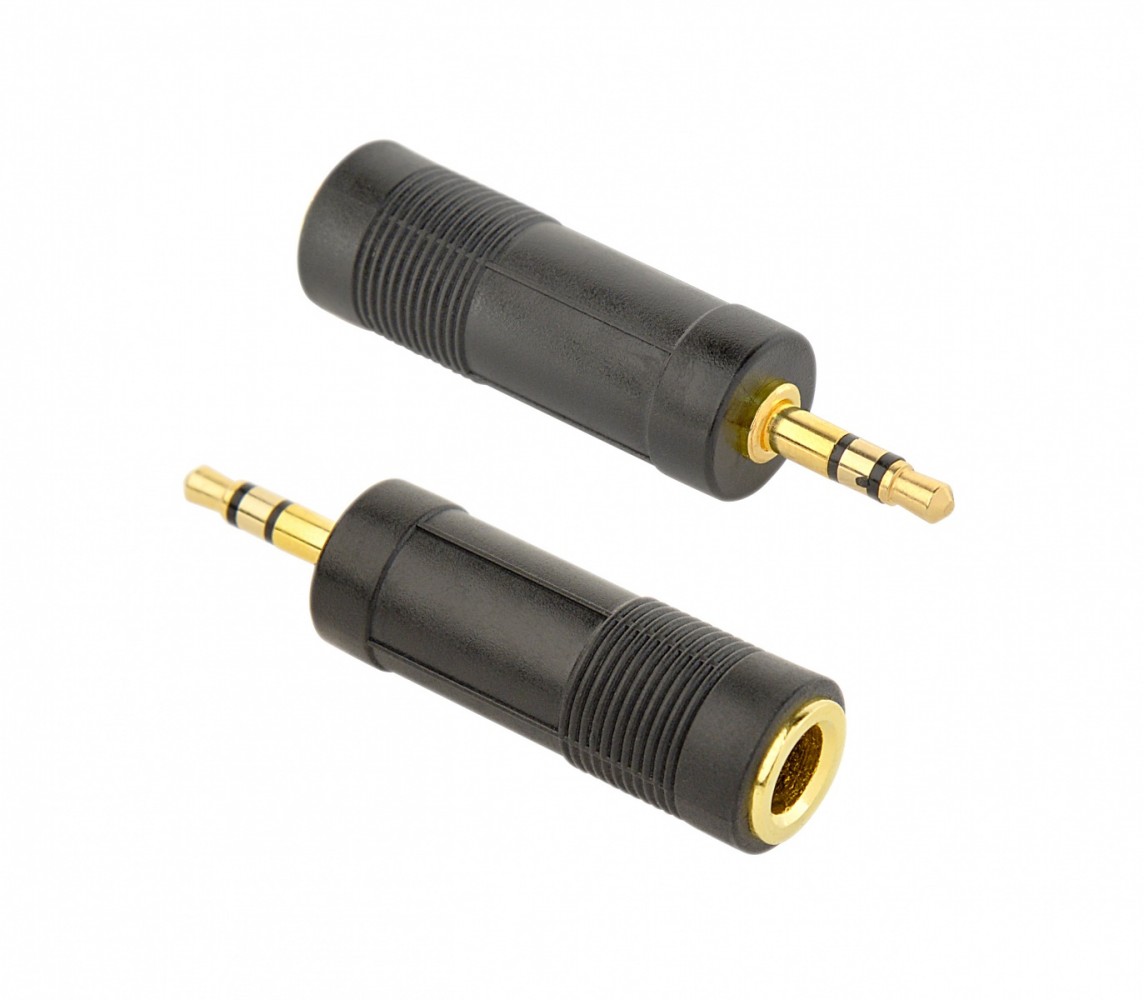 Wtyk adaptera audio od 6.35 mm do 3.5 mm 