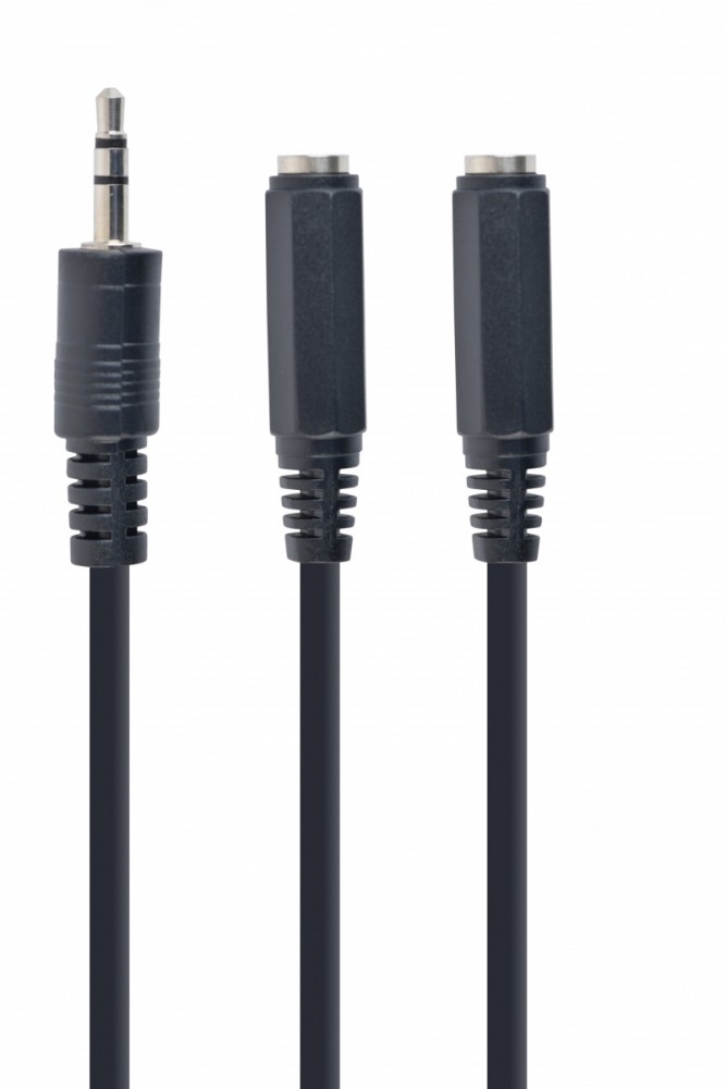 Adapter rozdzielacz 3.5mm jack/2x3.5mm jack żeńskie 10cm 
