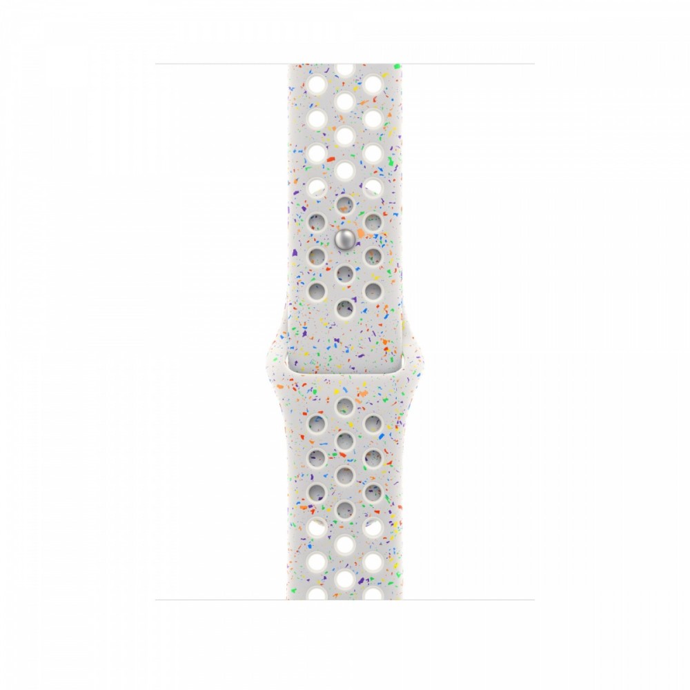 Pasek sportowy Nike w kolorze czystej platyny do koperty 45 mm - S/M