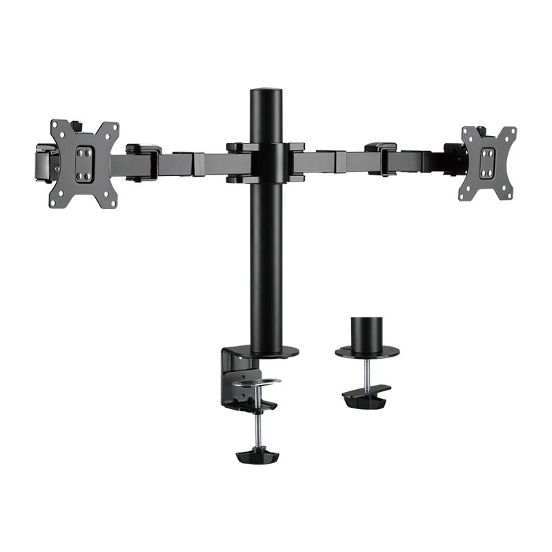 Uchwyt na 2 monitory,17 -32 cale, ramie 380mm,2x12kg 