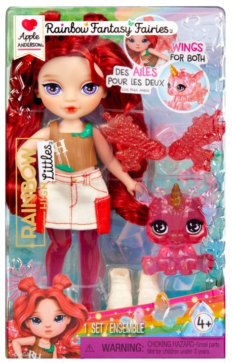 Lalka Rainbow High Little Rainbow, Apple Red 