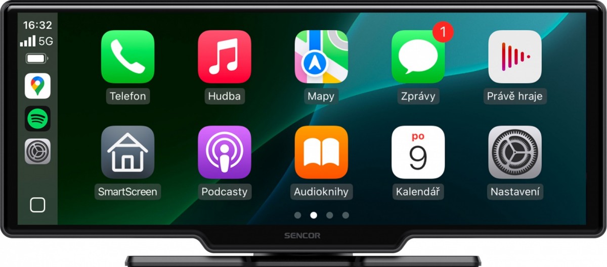 Kamera cofania CarPlay i Android Auto SCT M1060BWT