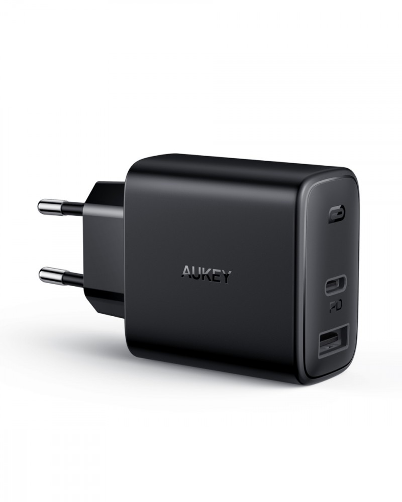 PA-F3S ładowarka sieciowa 2xUSB Power Delivery (1xUSB A + 1xUSB C) 32W 4.8A 