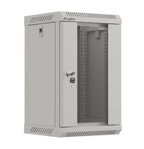 Szafa instalacyjna rack wisząca 10 cali 9U 300x300 szara 