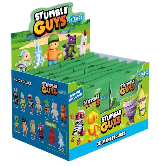 Figurki Stumble Guys Flowpack display 18 sztuk 