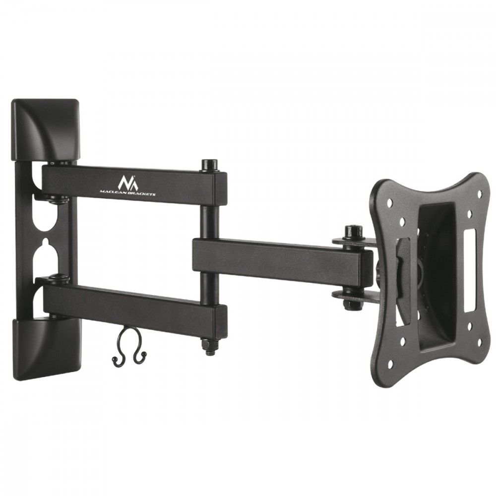 Uchwyt do telewizora  lub  monitora 13-27" 15 kg uniwersalny MC-719 czarny max vesa 100x100