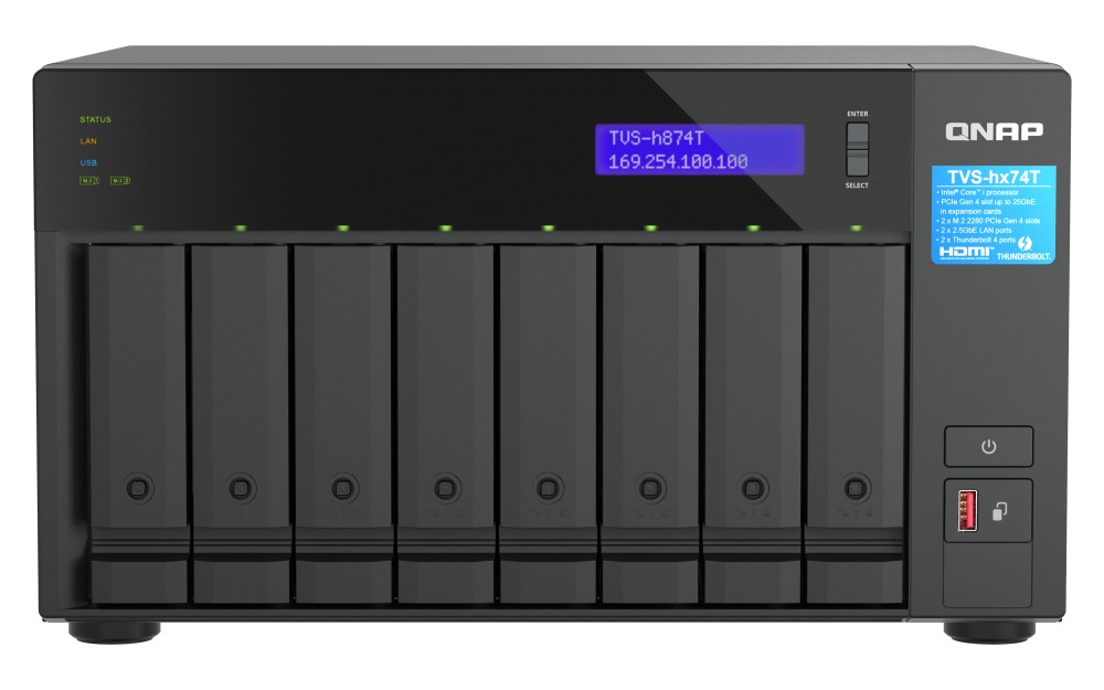 Serwer NAS TVS-h874T-i7-32G 8bay Intel Core i7 32GB RAM 