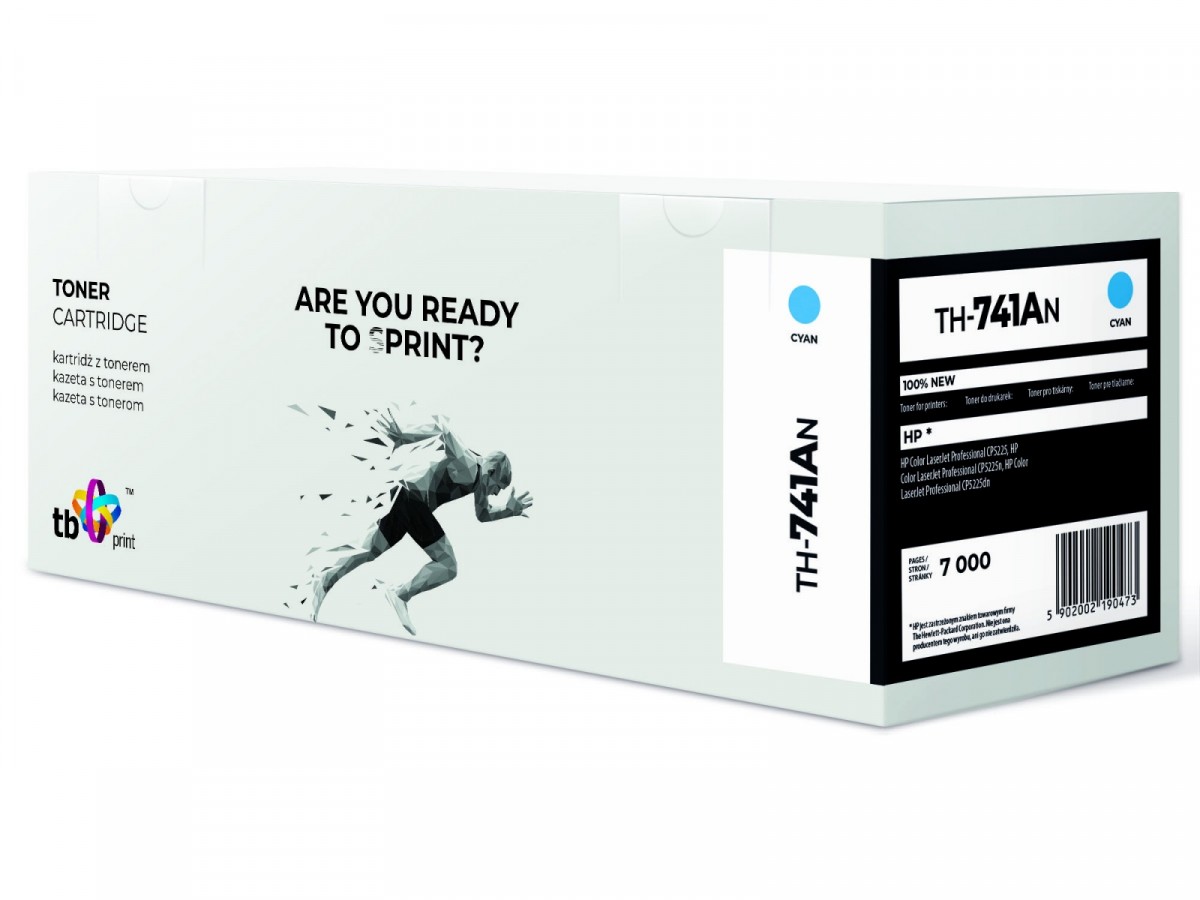 Toner do HP CLJ CP5225 TH-741AN błękitny 100% nowy