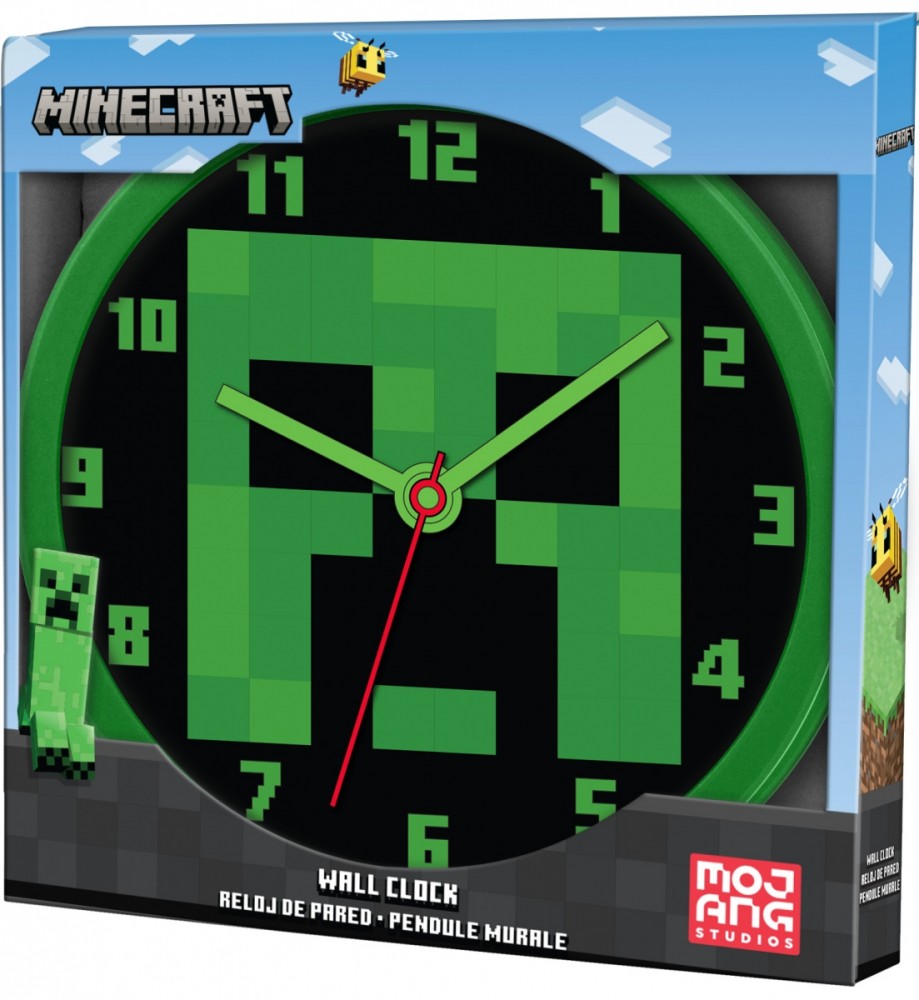Zegar ścienny Minecraft 25 cm 