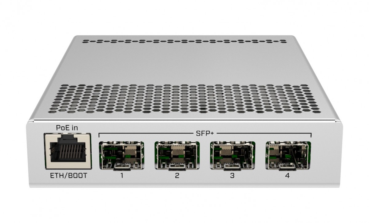 Przełącznik 1xGbE 4xSFP+   CRS305-1G-4S+IN 