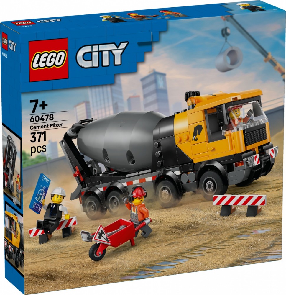 Klocki City 60478 Betoniarka