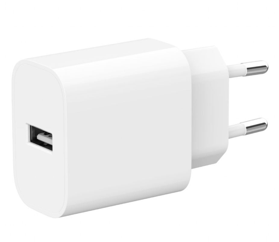 Ładowarka USB-A 2.4A biała 