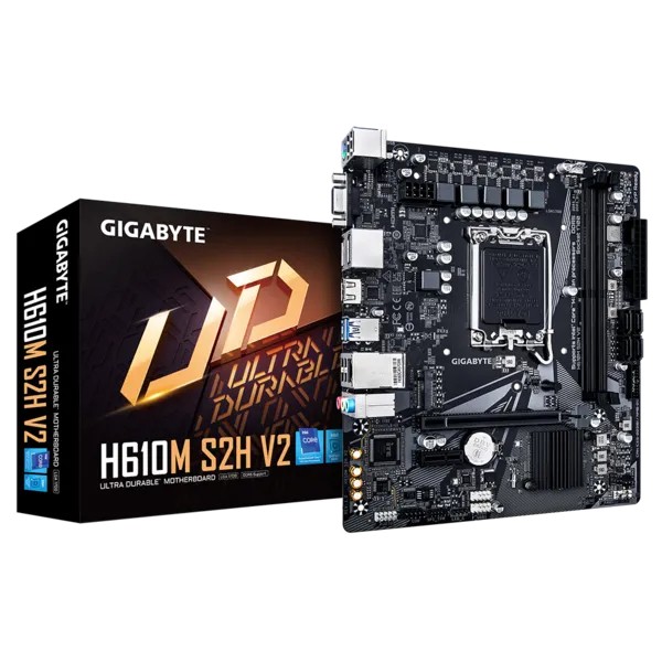 Płyta główna H610M S2H V2 s1700 2DDR 5 DP/HDMI/DSUB M.2 mATX 