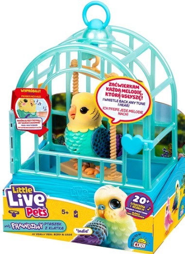 Figurka interaktywna Little Live Pets Mój prawdziwy ptaszek 
