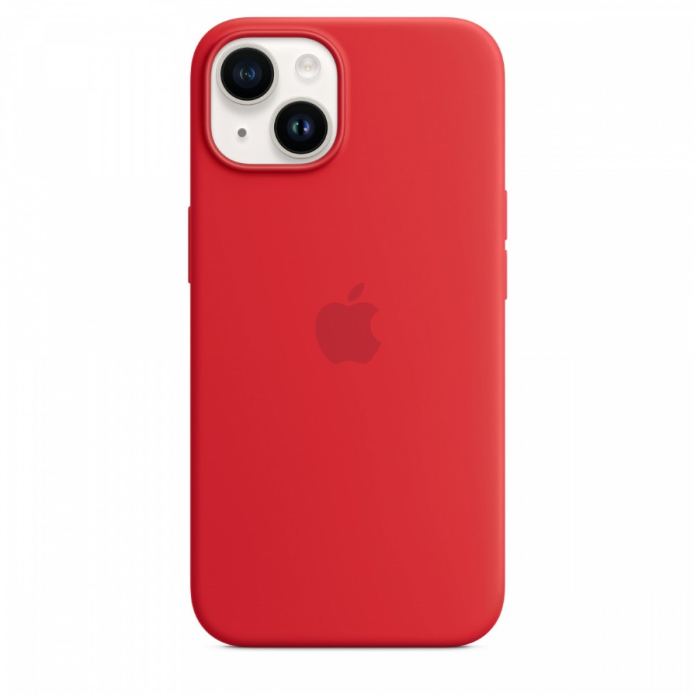 Etui silikonowe z MagSafe do iPhonea 14 - (PRODUCT)RED