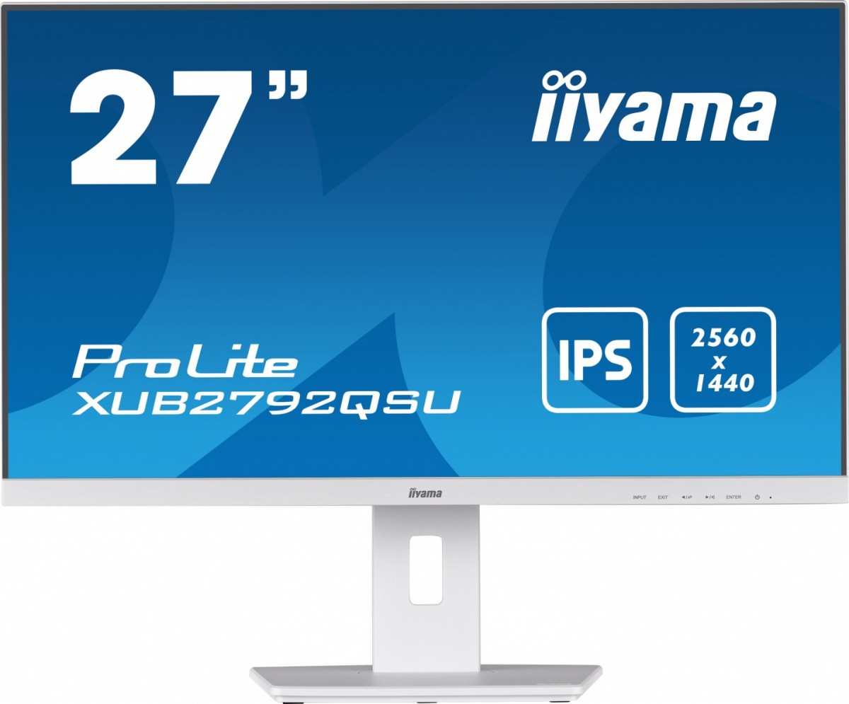 Monitor 27 cali 'XUB2792QSU-W5 IPS,WQHD,HDMI,DP,DVI,HAS(150mm),biały
