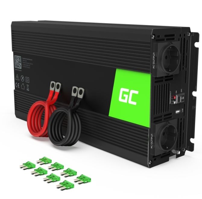 Przetwornica 24V/230V 1500W/3000W Czysty sinus 