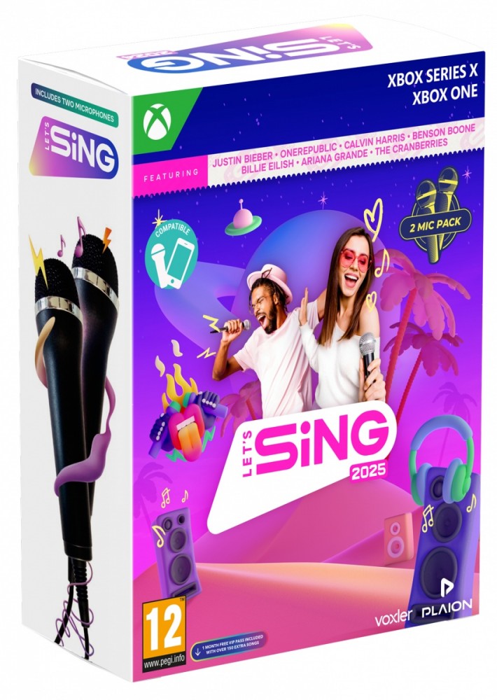 Gra Xbox one/Xbox Series X Lets Sing 2025 2-mic 