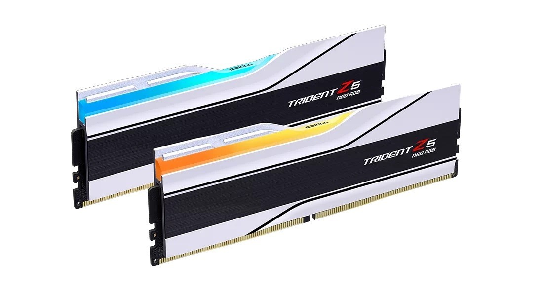Pamięć PC DDR5  32GB (2x16GB) Trident Neo AMD RGB 6000MHz CL30 EXPO biała