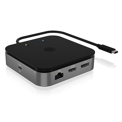 Stacja dokująca IB-DK408-C41 7w1,HDMI, DP,USB,LAN 
