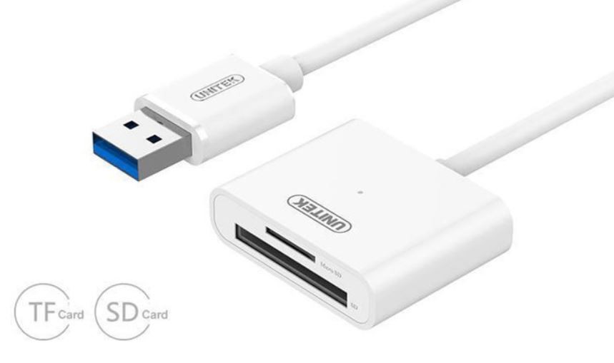 Czytnik kart pamięci USB3.0 SD/microSD; Y-9321 