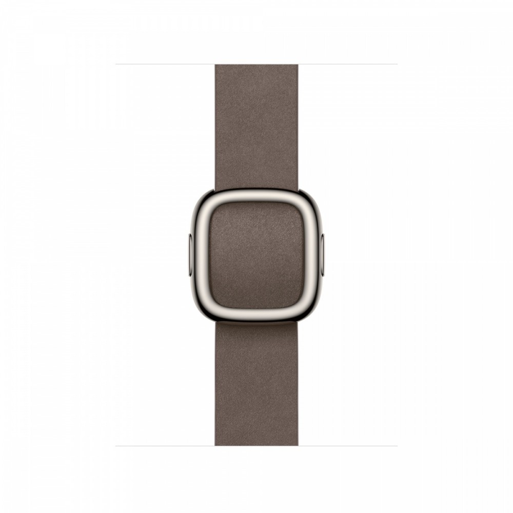 Pasek w kolorze szarobrązowym z klamrą nowoczesną do koperty 42 mm - rozmiar S