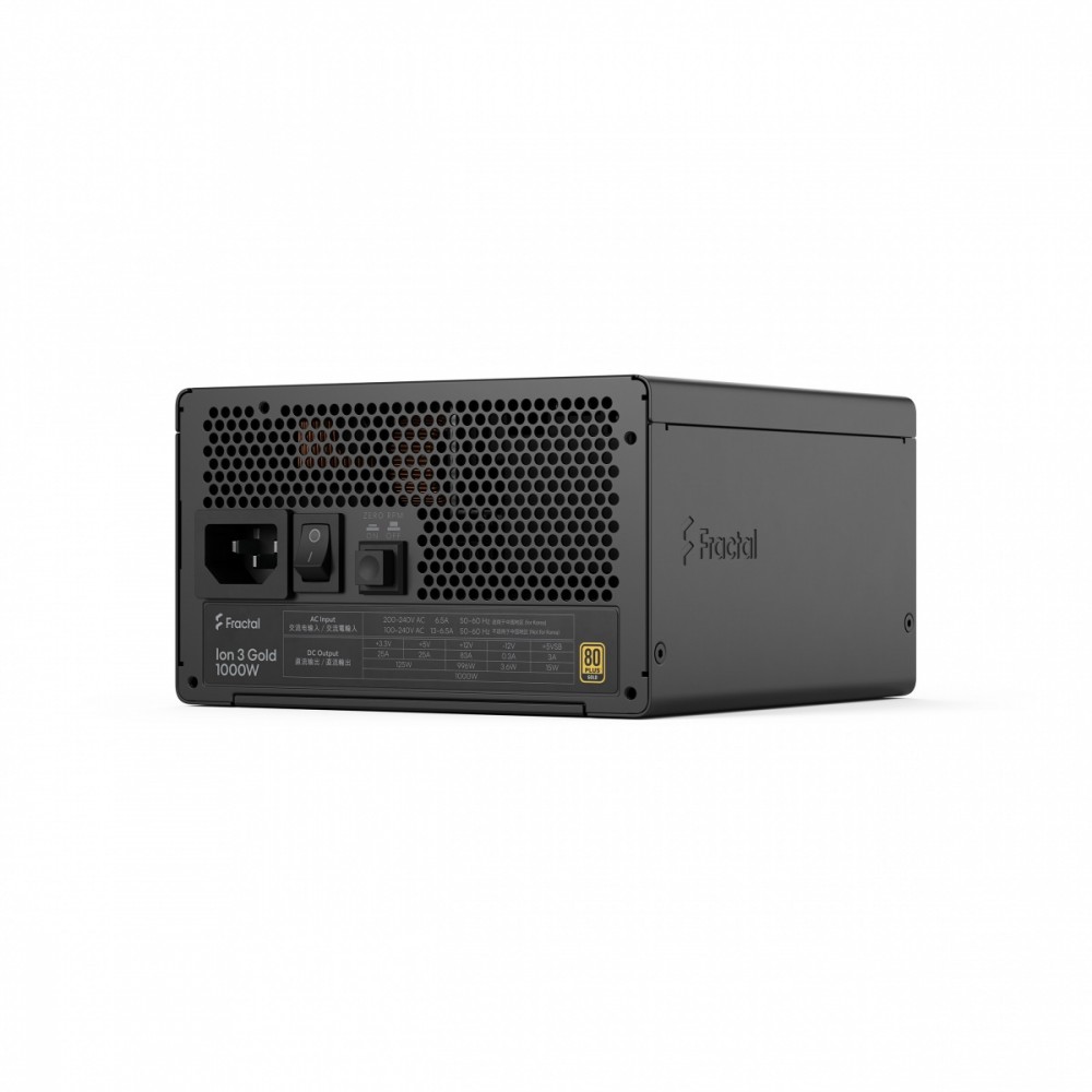 Zasilacz FDE Ion 3 GOLD 1000W 80+ GOLD Black 