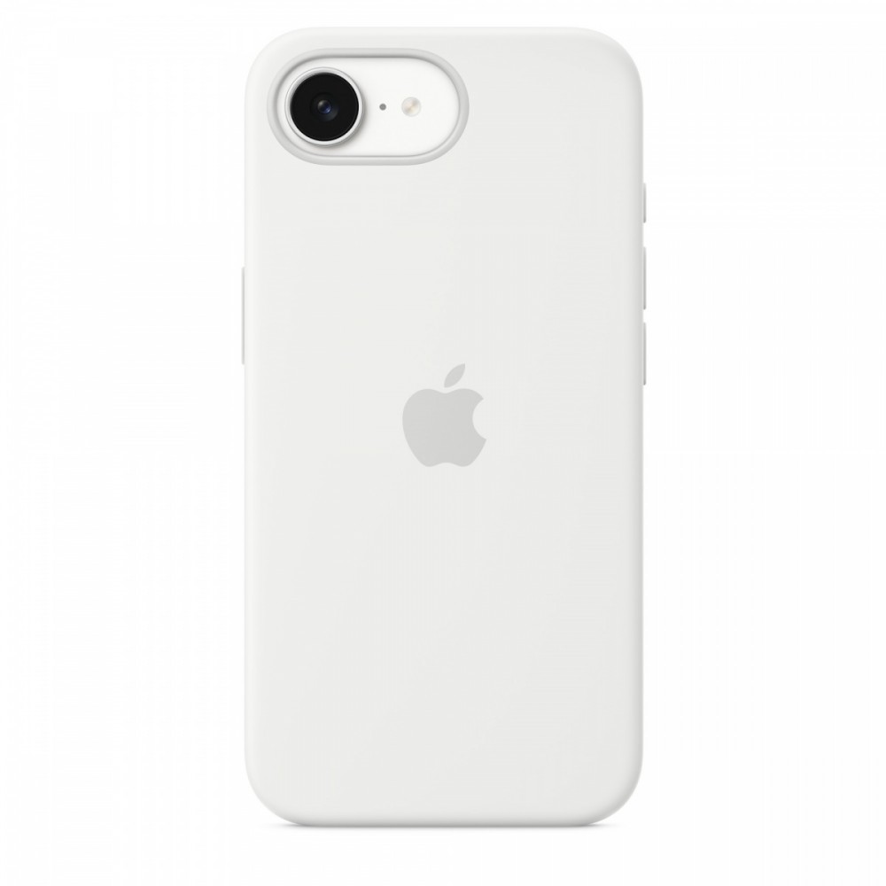 Etui silikonowe do iPhonea 16e - białe