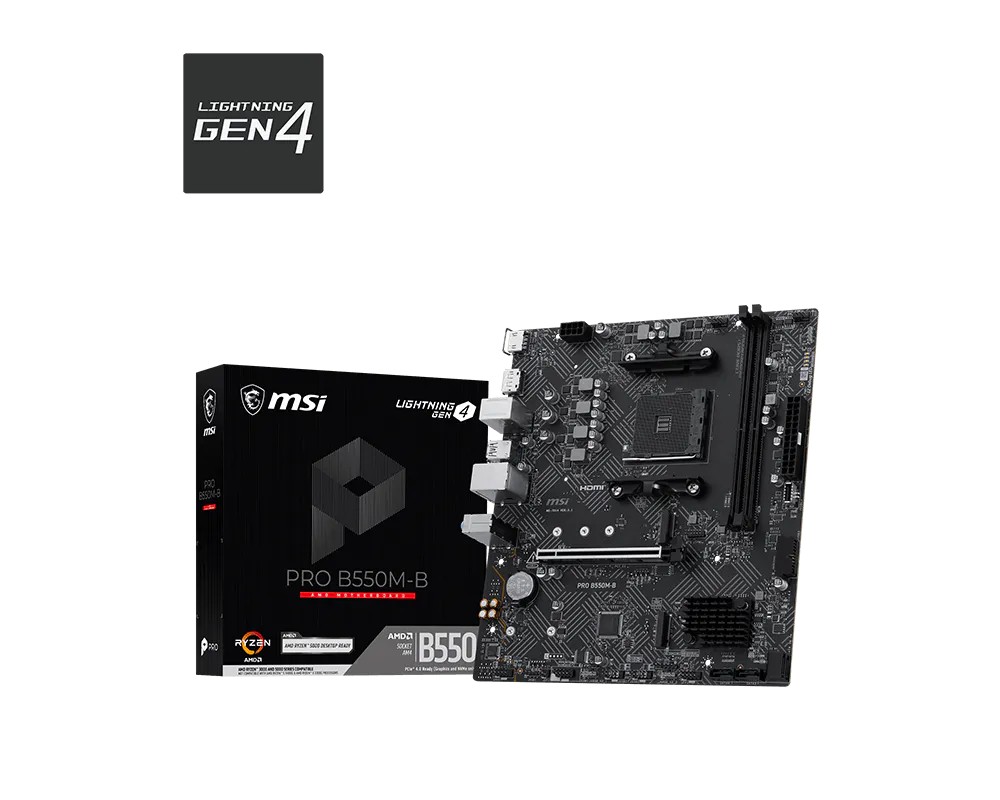 Płyta główna PRO B550M-B am4 2DDR4 mATX