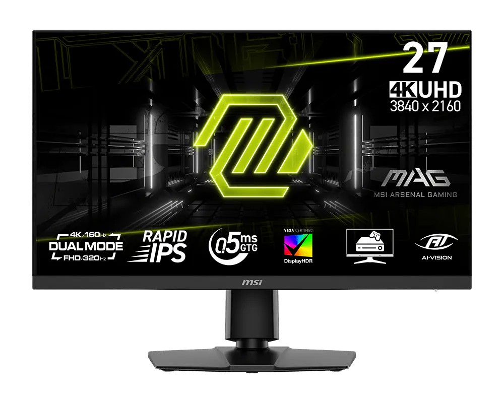 Monitor 27 cali MAG 272URDF E16 UHD/FLAT/160Hz/czarny