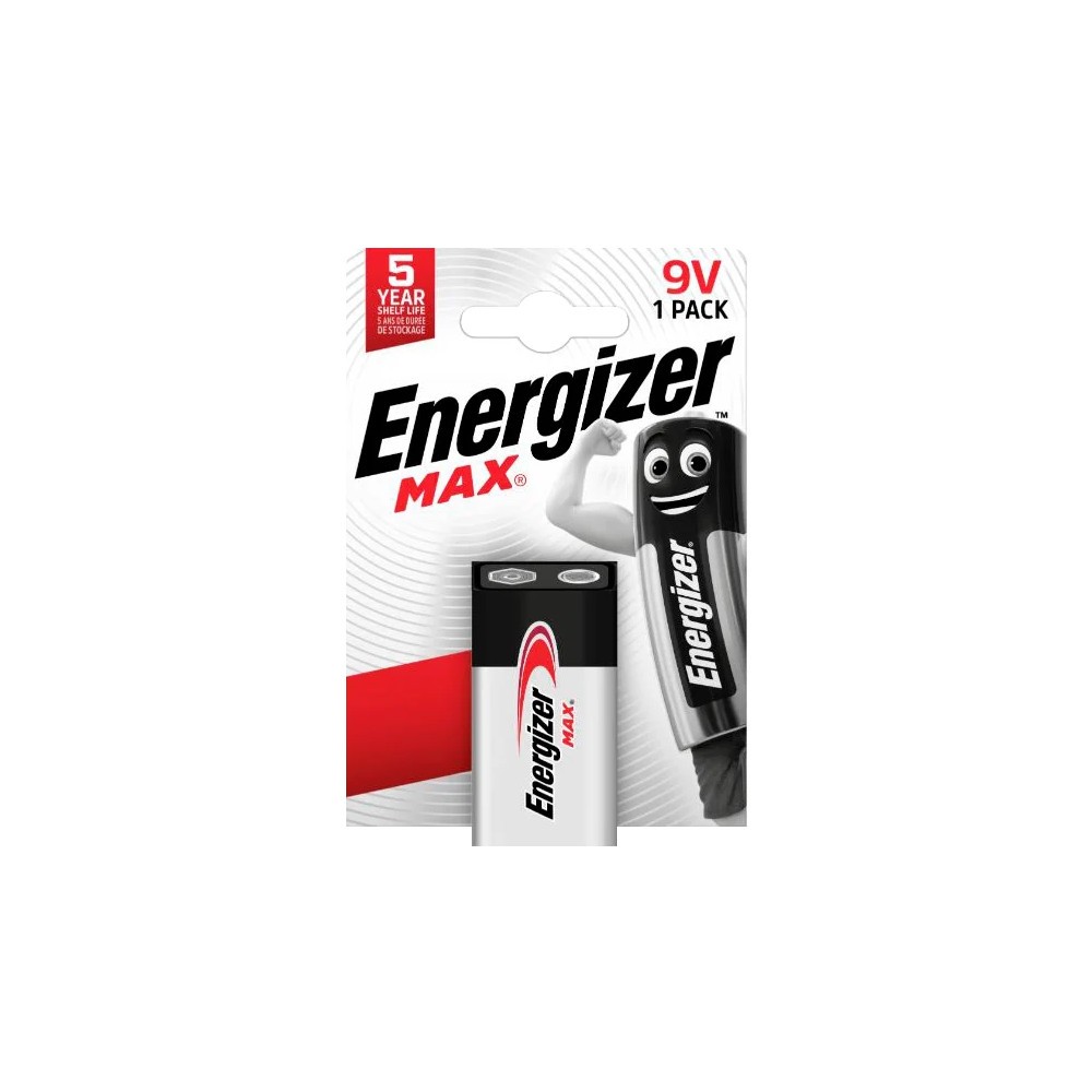 Bateria alkaliczna R9/6LR61 9V blister 1szt. ENERGIZER MAX 