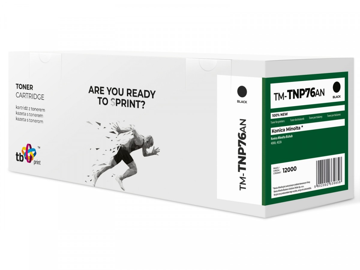 Toner do Konica Minolta TNP76 TM-TNP76AN BK 100% nowy