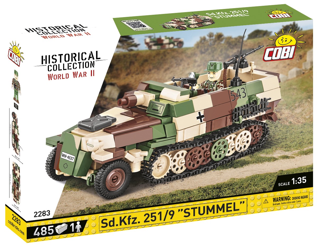 Klocki Sd.Kfz. 251/9 Stummel 