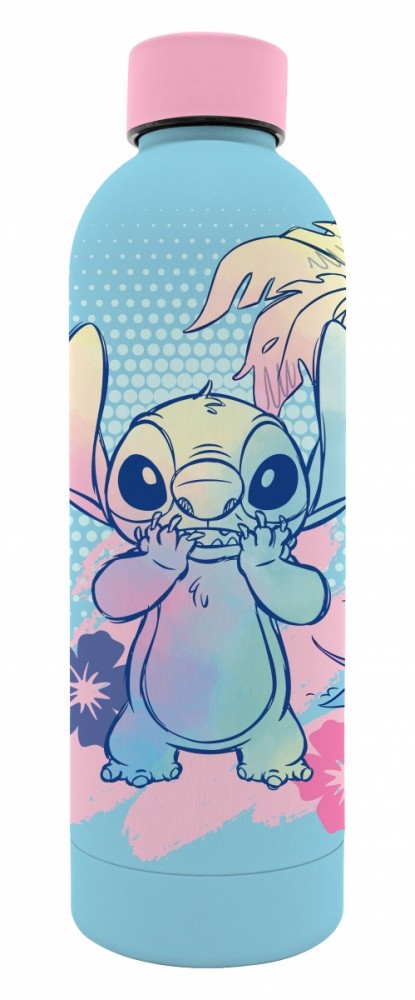 Bidon ze stali nierdzewnej z nadrukiem 3D 500ml Stitch 