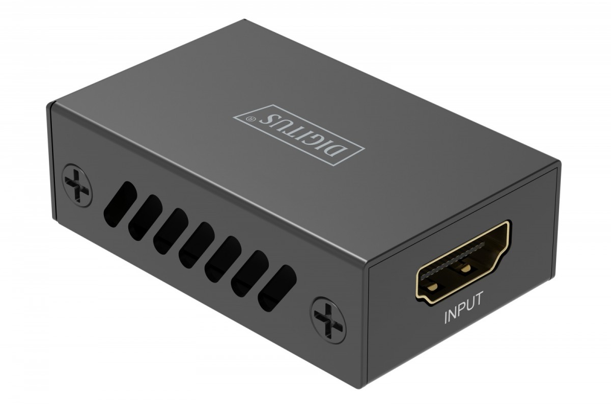 Wzmacniacz sygnału (Repeater) HDMI do 10m 8K/60Hz, do 13m 4K/60Hz HDCP 2.3 