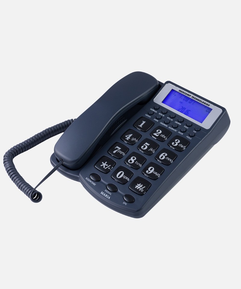 Telefon stacjonarny Mescomp MT 512 Maria Grafit 