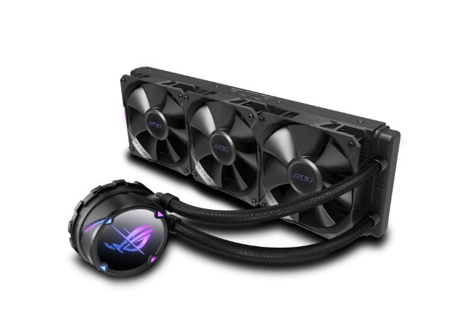 System chłodzenia ROG Strix LC II 360 LCD/3x120mm/AURA/Czarny