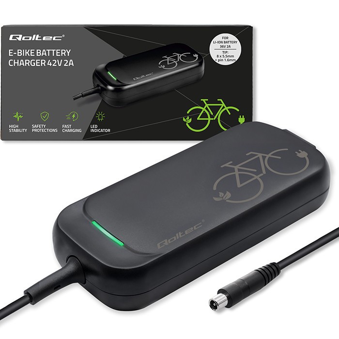 Ładowarka do roweru skutera elektrycznego XIAOMI 36V | 42V | 2A |8.0*.8.0mm+pin | wodoodporna + kabel zasilający 