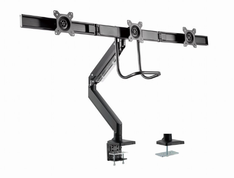 Ramię regulowane na 3 monitory 17 - 27 cali 6kg 