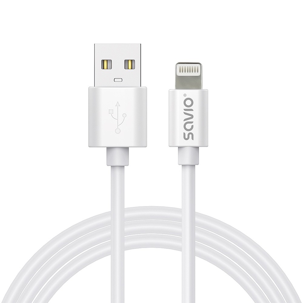 Kabel USB-A do Lightning CL-192 1m biały
