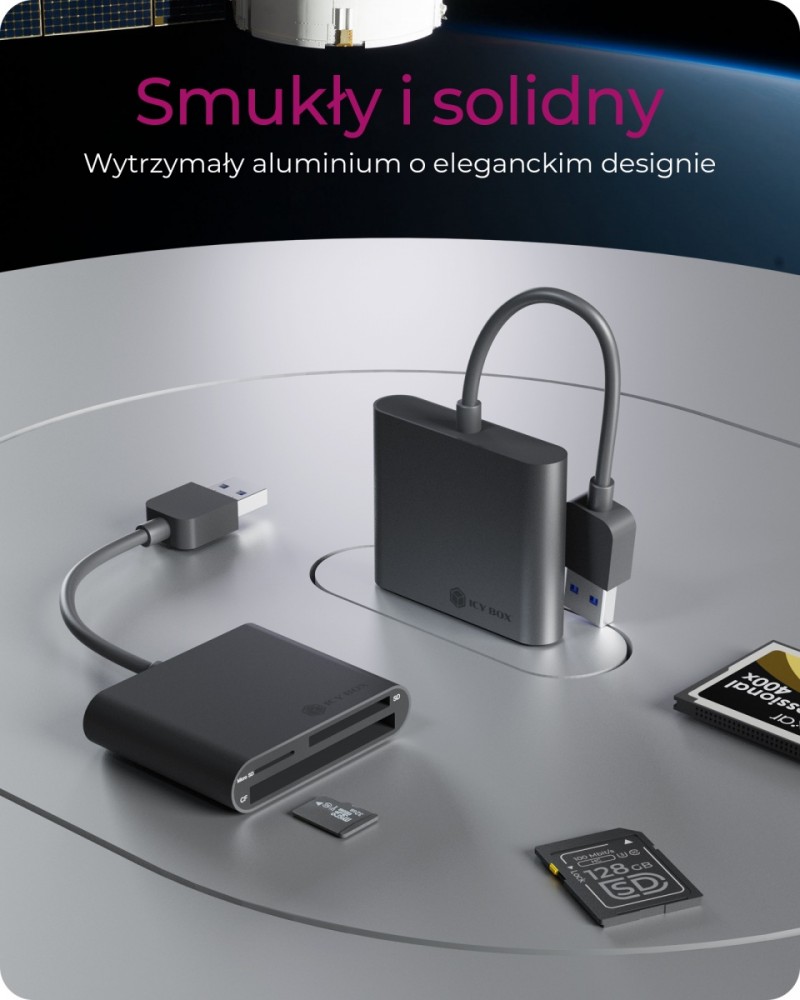 Czytnik kart IB-CR301-U3 USB 3.0 