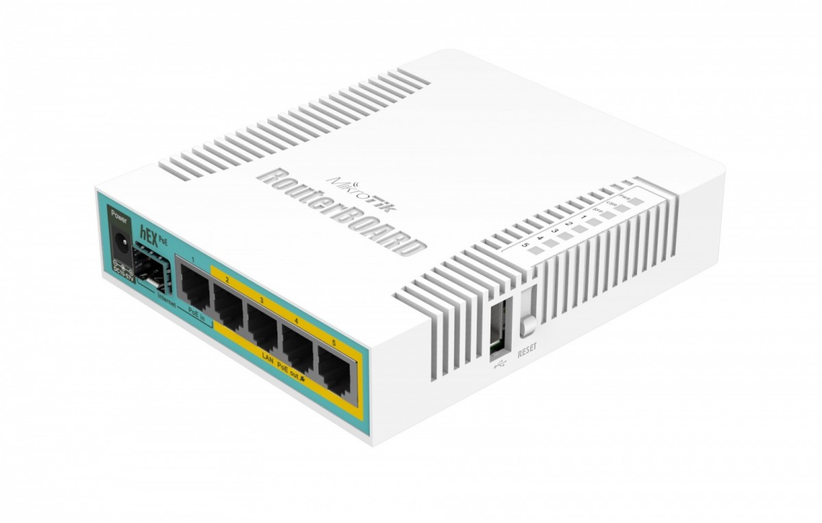 Router xDSL 1xWAN 4xLAN SFP RB960PGS 