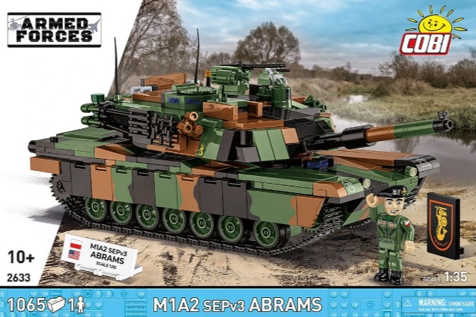 Klocki M1A2 SEPV3 Abrams 1065 klocków 