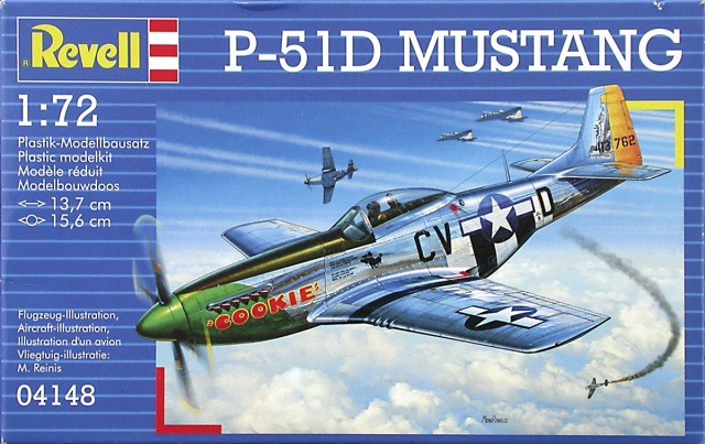 Model plastikowy P-51D Mustang 