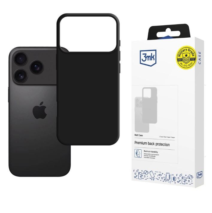Etui Matt Case do Apple iPhone 17 Pro Max Czarne 